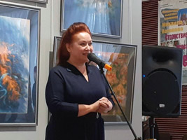 Ларина Лариса Николаевна на открытии выставки